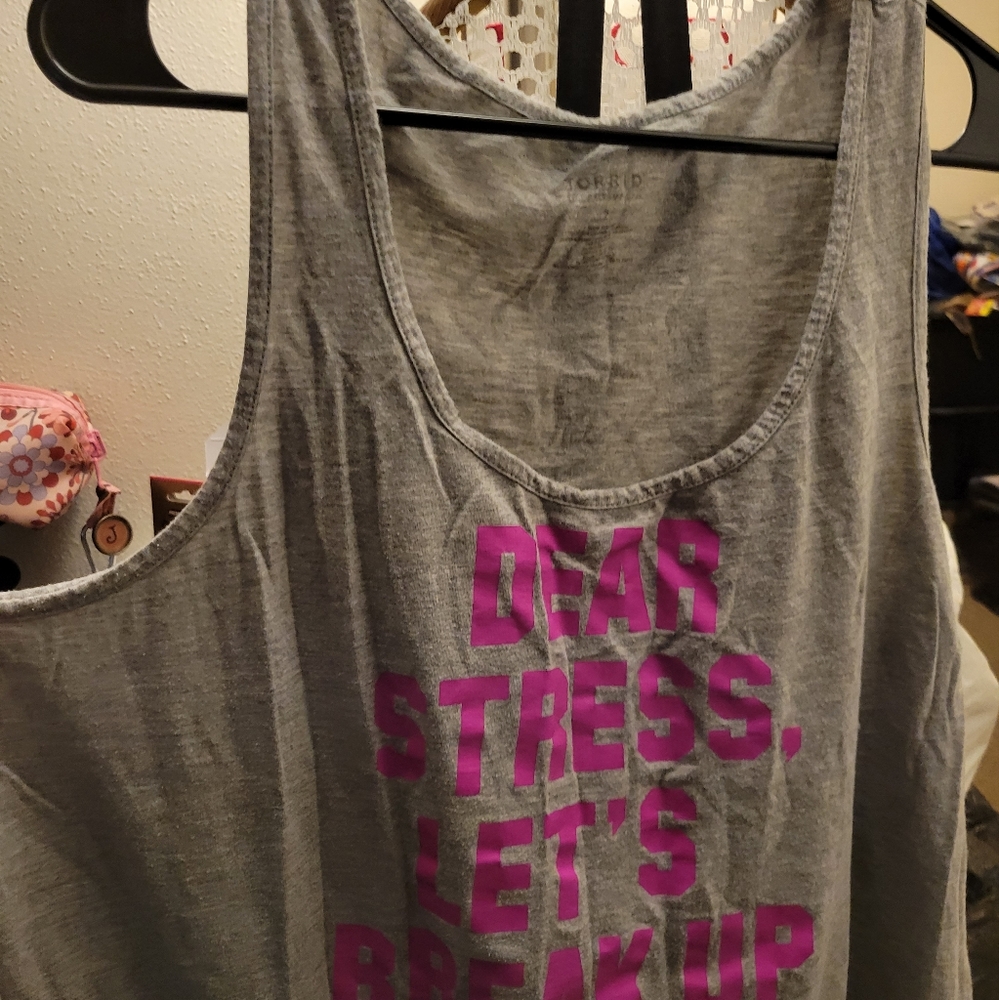 Grey tank top